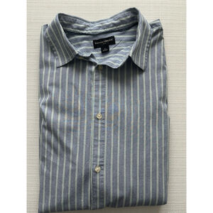 Banana Republic Men's Button Down Striped Shirt - XL